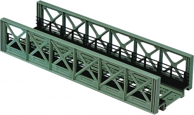 Puente de cajón Roco H0 de vía única, modelo de plástico 1:87