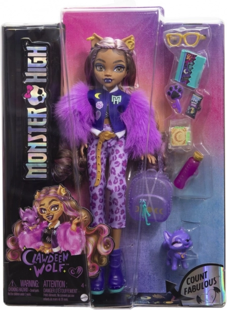 Muñeca Monster High Clawdeen Wolf con accesorios