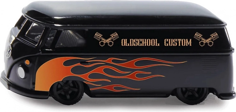 Siku Super modelo VW T1 Transporter 1:50 con llamas
