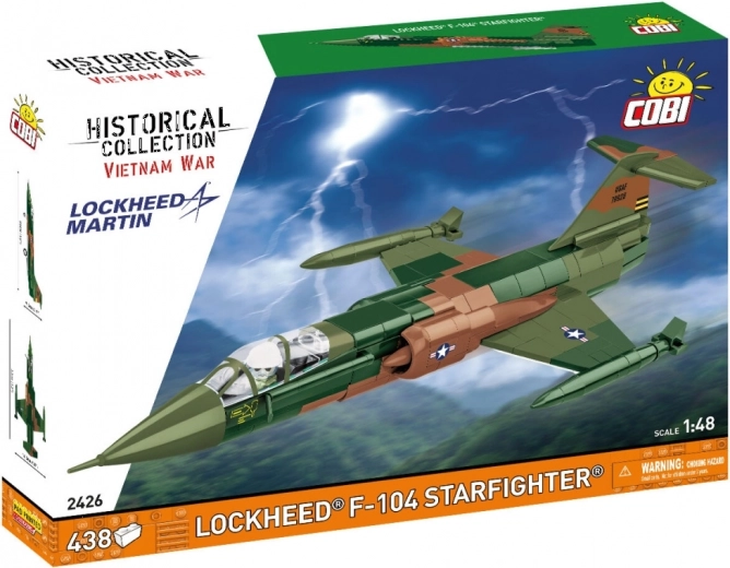 Kit de construcción COBI Lockheed F-104 Starfighter Vietnam War 1:48