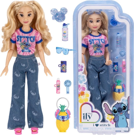 Muñeca de moda Disney ILY 4Ever inspirada en STITCH con accesorios 30 cm