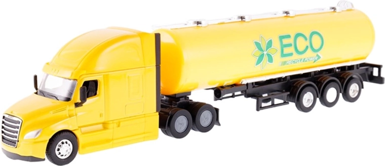 Camión metálico con cisterna FREIGHTLINER CASCADIA 1:64