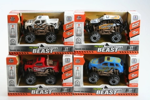 Jeep metálico de fricción 9 cm