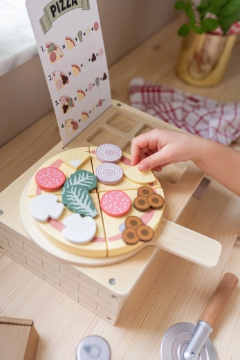 Ingredientes con velcro para un juego realista