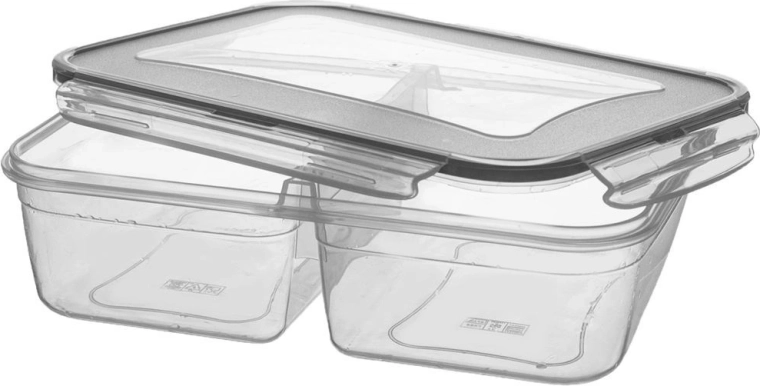 Tapa hermética con 4 clips