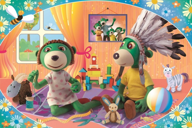 Puzzle Trefíci diversión compartida MAXI 24 piezas