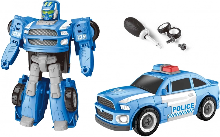 Autorobot policial con destornillador 15 cm