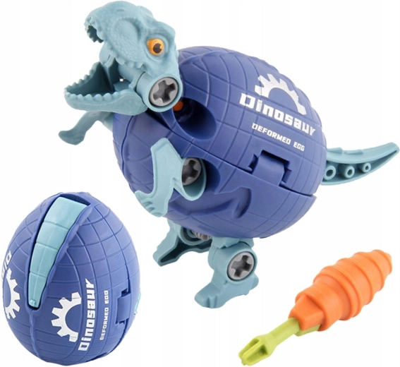 Transformación 2 en 1: dinosaurio y huevito