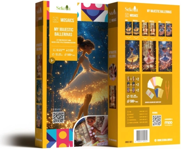 Sekoia mosaics bailarina – set creativo de mosaico