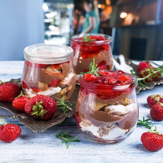 Ideal para postres y porciones “para llevar”