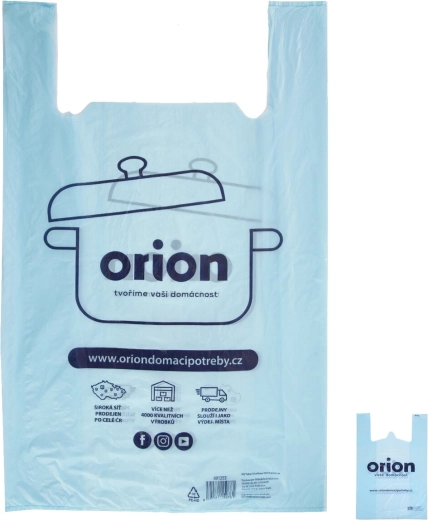 RM bolsa publicitaria de plástico tipo camiseta SK/CZ 40 × 66 cm