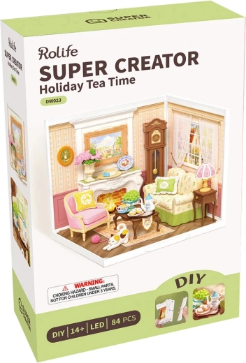 Set DIY con 84 piezas e iluminación LED