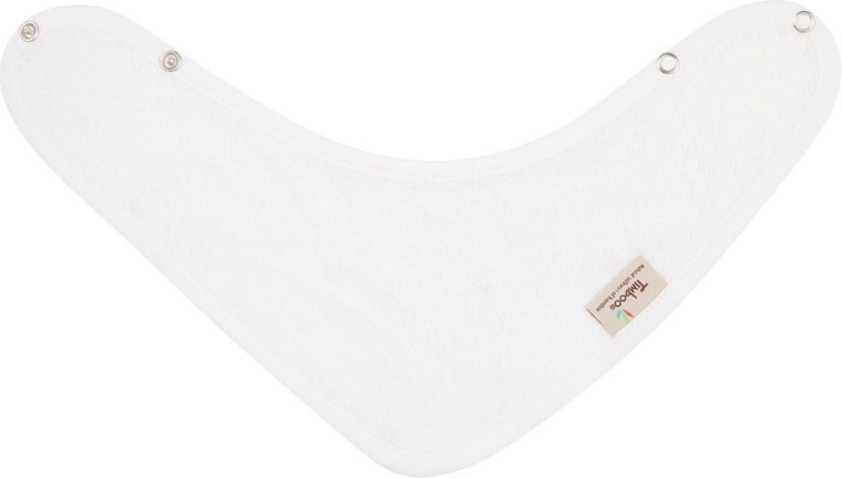 Timboo bandana babero blanco 36 × 22 cm