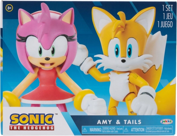 Figuras SONIC – Amy y Tails 10 cm