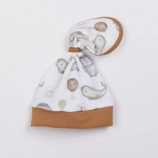 Gorro pañuelo de algodón para bebé Nicol