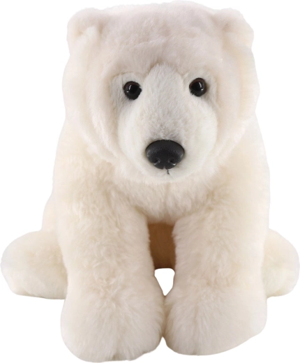 Oso polar de peluche sentado 32 cm