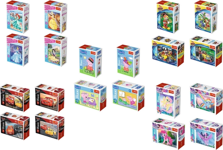 Puzzle Mini Maxi – rompecabezas coloridos para los más pequeños, 20 piezas