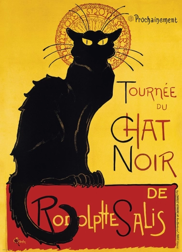 Puzzle Cabaret Le Chat noir - póster 1000 piezas