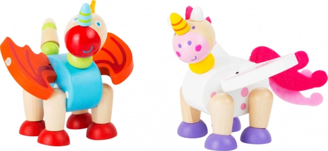 Figura de madera flexible Small Foot – Unicornio