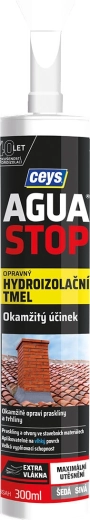 Masilla hidroaislante AQUA STOP CEYS, gris, 300 ml