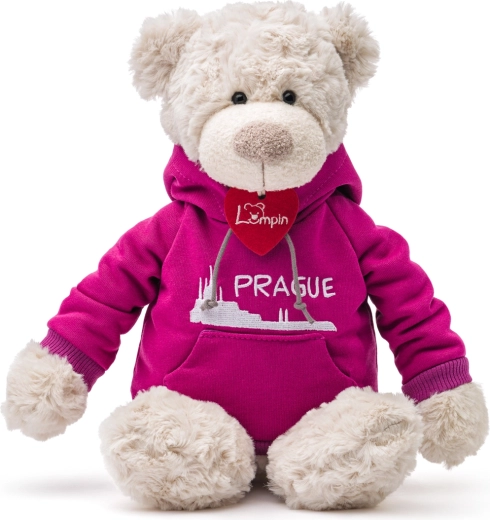 Oso Spencer con sudadera rosa Praga 35 cm