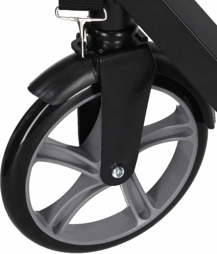 Ruedas grandes de 200 mm para una marcha fluida