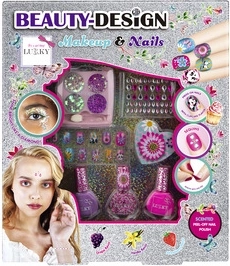 Set Lukky beauty design de maquillaje y uñas para niños