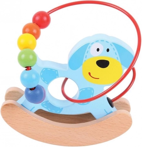 Bigjigs Baby laberinto motor de motricidad con balancín perrito (embalaje no original)