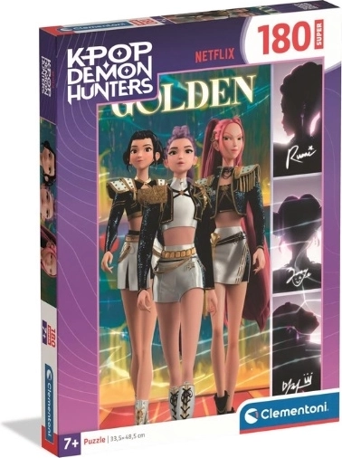 Puzzle Clementoni Super K‑Pop Demon Hunters 180 piezas