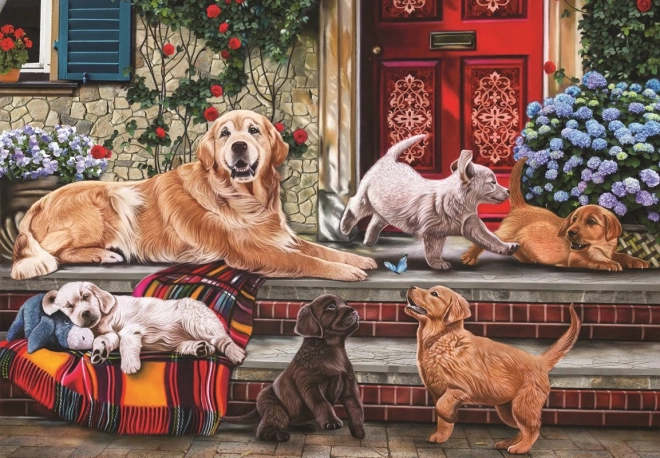Puzzle familia de perros 260 piezas ANATOLIAN