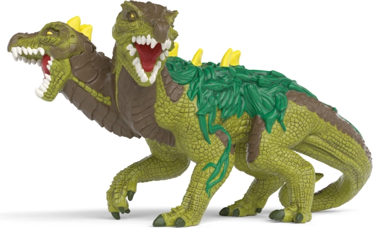 Lagarto de la jungla de dos cabezas para ataques dobles