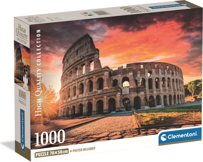 Puzzle Clementoni Roma – Coliseo al atardecer 1000 piezas