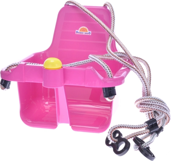 Columpio infantil rosa con bocina 18m+