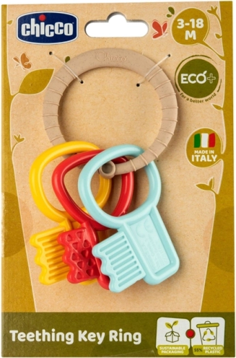 Chicco mordedor llaves Eco+ para bebés 3m+