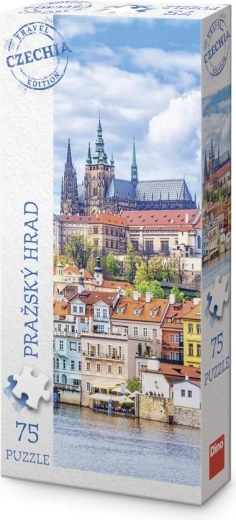 Puzzle panorámico Dino edición turística Chequia – Castillo de Praga (75 piezas)