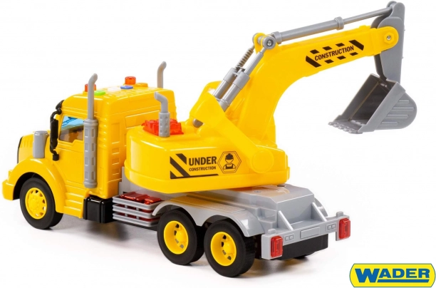 Excavadora profesional con luz y sonido