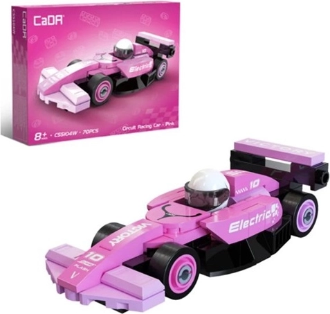 Kit de construcción Cada Circuit Racing Car – coche deportivo rosa
