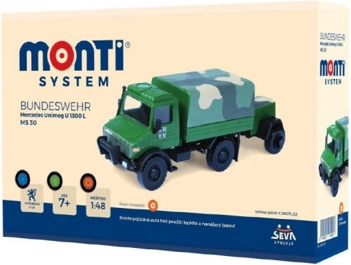 Maqueta MONTI SYSTEM Bundeswehr Mercedes Unimog 1:48