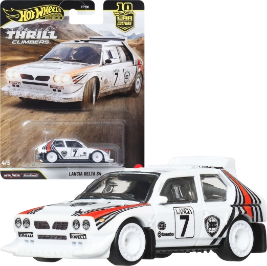 Mattel Hot Wheels Car Culture Lancia Delta S4 modelo de coche metálico - 1 unidad