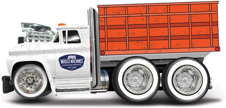 Maisto Work Rigs Chevrolet C60 camión de grano 1966 1:64