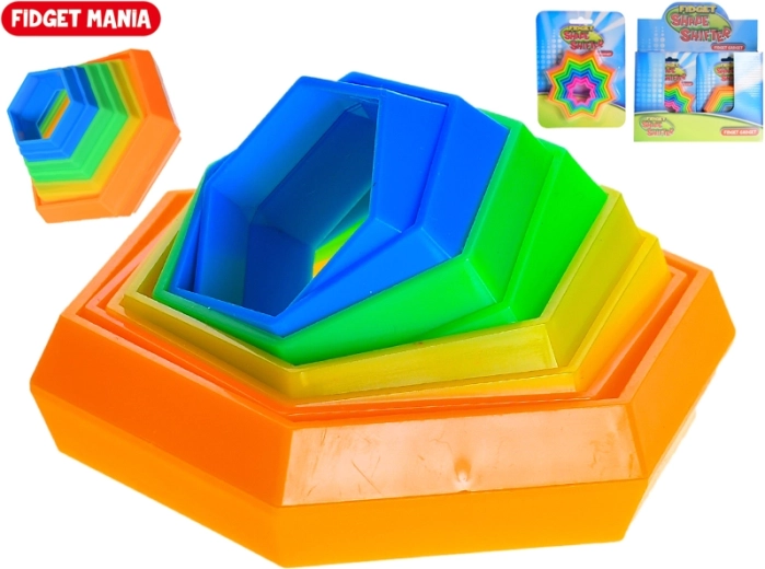 Fidget patrones mágicos 3D: rompecabezas antiestrés para niños y adultos