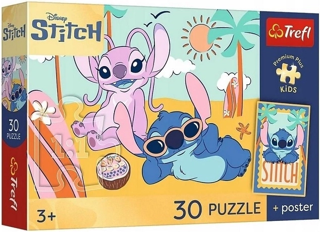 Puzzle Premium Plus Kids Sonrisa de Stitch 30 piezas