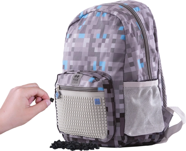 Mochila infantil Pixie Crew gris-azul
