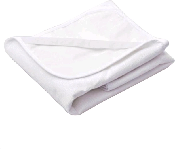 Protector impermeable de rizo New Baby 40 × 90 blanco