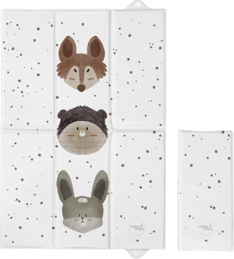 Ceba Baby cambiador de viaje basic cute animals 60 × 40 cm