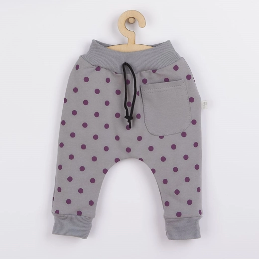 Pantalones para bebé Koala Dots grises