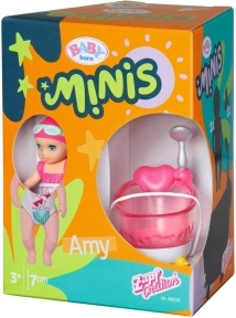 BABY born Minis set con bañera y muñeca Amy
