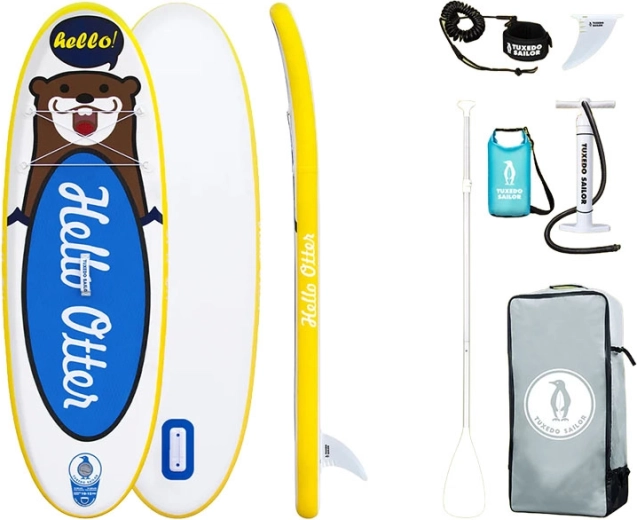 Paddleboard infantil hinchable FunWater Tuxedo Sailor 240 cm (azul)