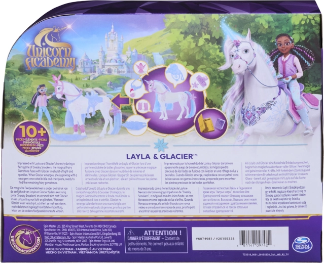 Layla y Glacier de Unicorn Academy