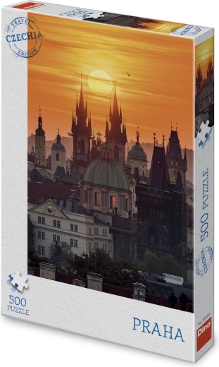 Puzzle Praga, la ciudad de las cien torres, 500 piezas